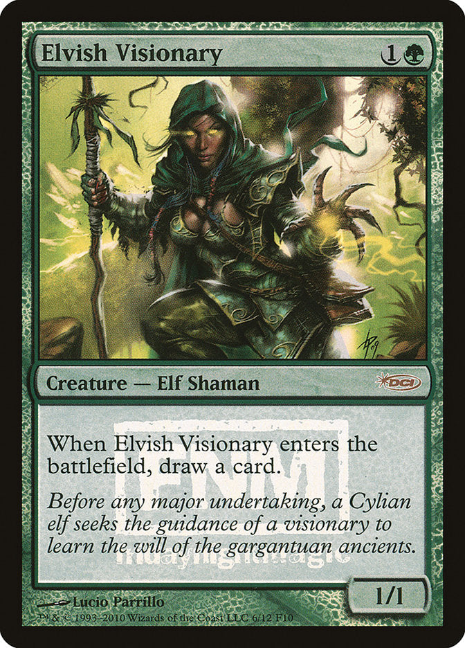 Elvish Visionary [Friday Night Magic 2010] Magic: The Gathering