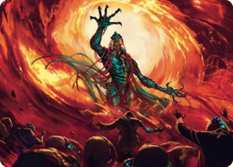 Gix, Yawgmoth Praetor Art Card [The Brothers' War Art Series] Magic: The Gathering
