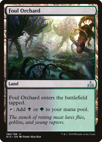 Foul Orchard [Rivals of Ixalan] Magic: The Gathering