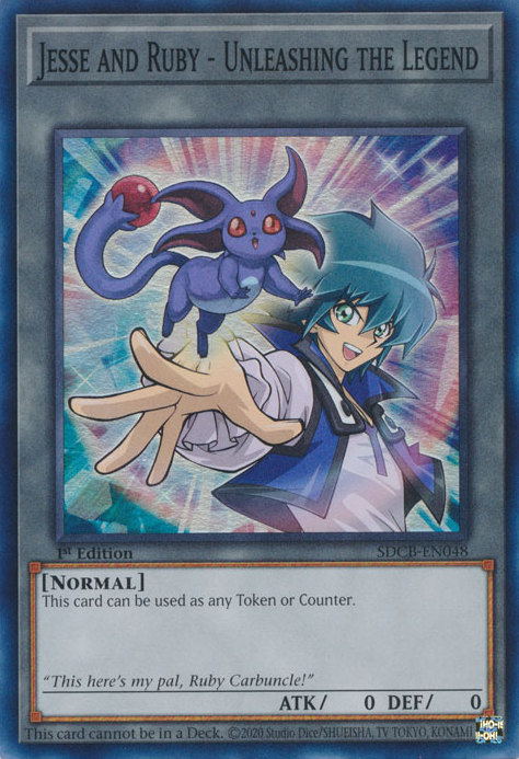 Jesse and Ruby - Unleashing the Legend [SDCB-EN048] Super Rare Yu-Gi-Oh!