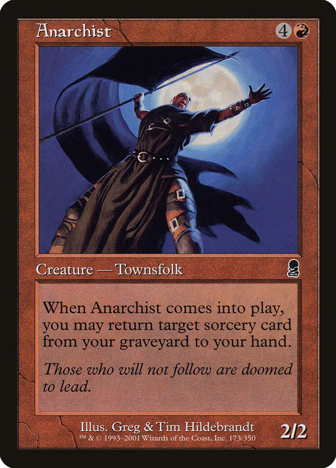 Anarchist [Odyssey] Magic: The Gathering