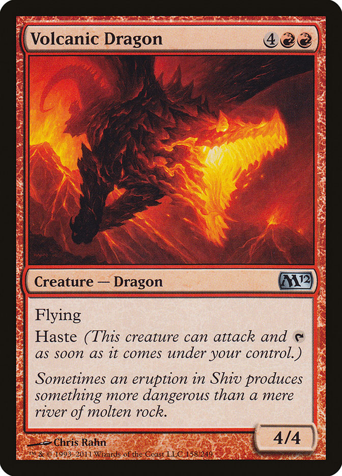 Volcanic Dragon [Magic 2012] Magic: The Gathering