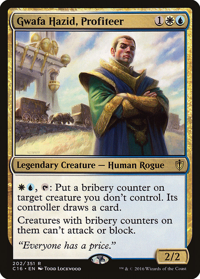 Gwafa Hazid, Profiteer [Commander 2016] Magic: The Gathering