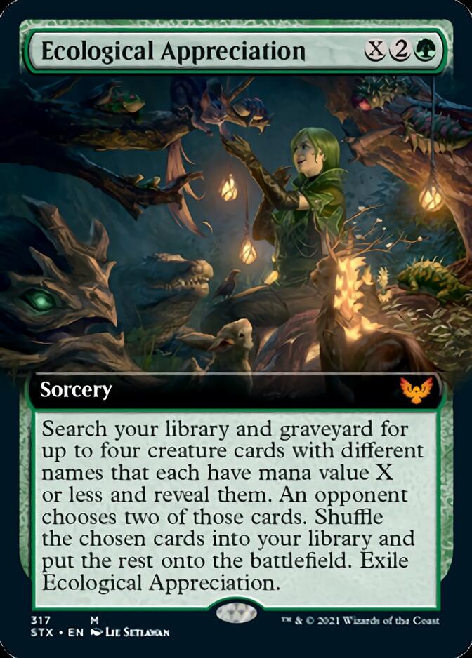 Ecological Appreciation (Extended Art) [Strixhaven: School of Mages] Magic: The Gathering