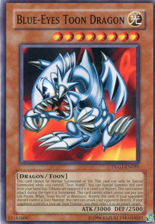 Blue-Eyes Toon Dragon [DLG1-EN051] Common Yu-Gi-Oh!