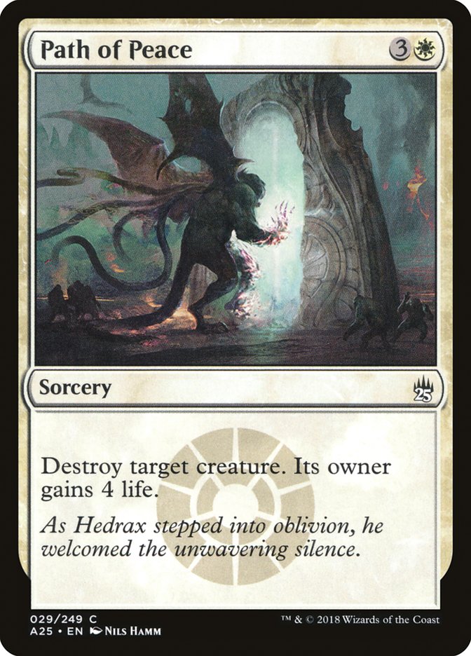 Path of Peace [Masters 25] Magic: The Gathering