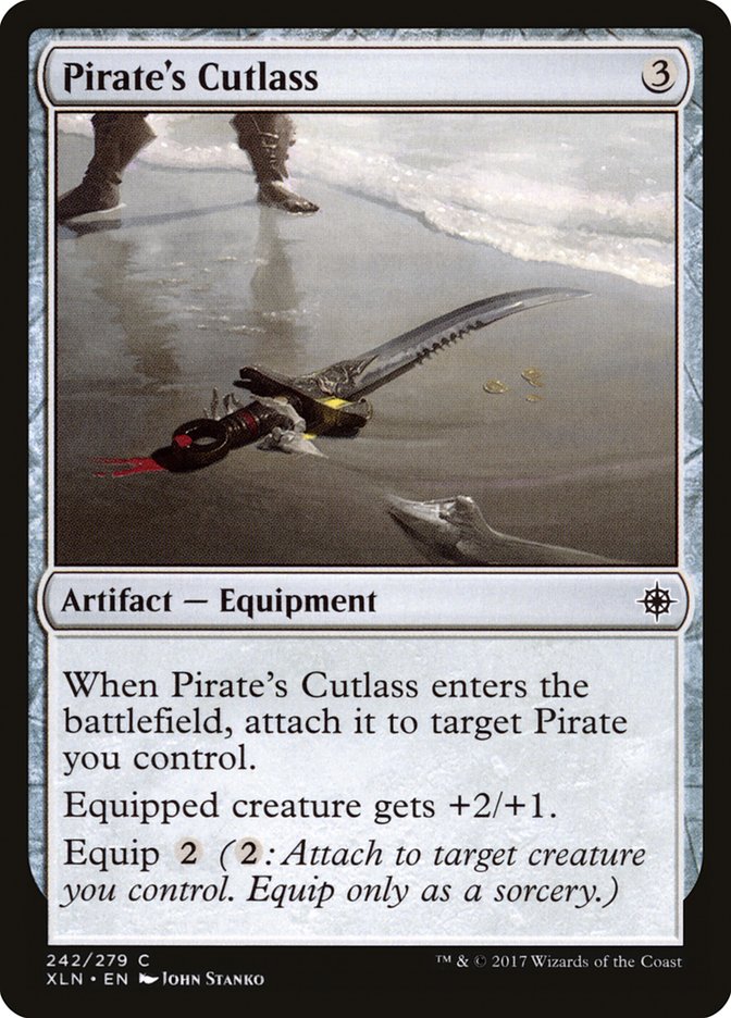 Pirate's Cutlass [Ixalan] Magic: The Gathering