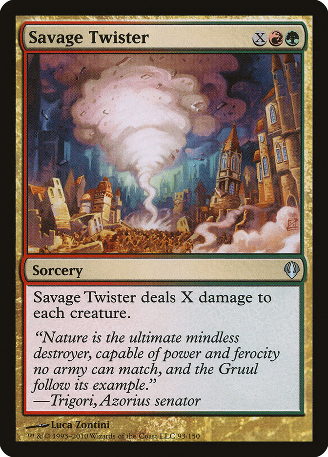 Savage Twister [Archenemy] Magic: The Gathering