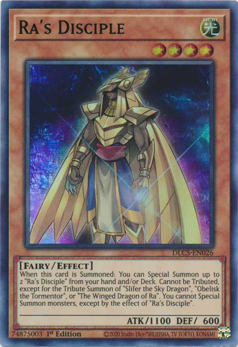 Ra's Disciple (Green) [DLCS-EN026] Ultra Rare Yu-Gi-Oh!