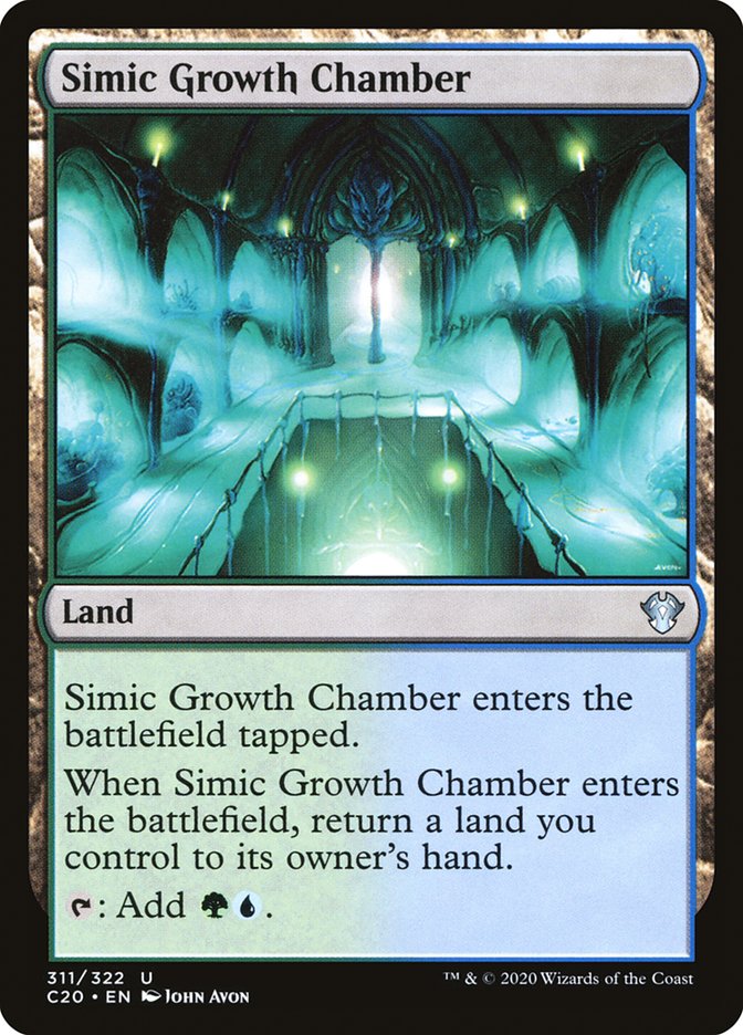 Simic Growth Chamber [Commander 2020] Magic: The Gathering