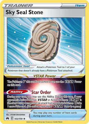 Sky Seal Stone (143/159) [Sword & Shield: Crown Zenith] Pokémon