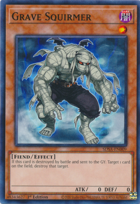 Grave Squirmer [SDSA-EN009] Common Yu-Gi-Oh!