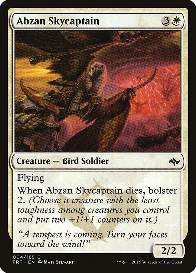 Abzan Skycaptain [Fate Reforged] Magic: The Gathering