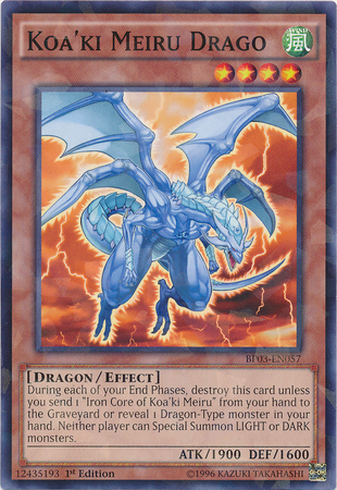 Koa'ki Meiru Drago [BP03-EN057] Shatterfoil Rare Yu-Gi-Oh!