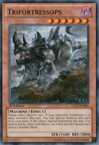 Trifortressops [LTGY-EN084] Rare Yu-Gi-Oh!