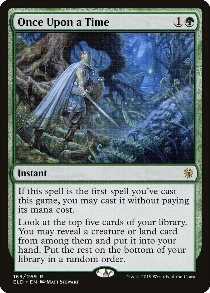 Once Upon a Time [Throne of Eldraine] Magic: The Gathering