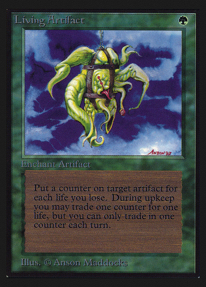Living Artifact [International Collectors' Edition] Magic: The Gathering