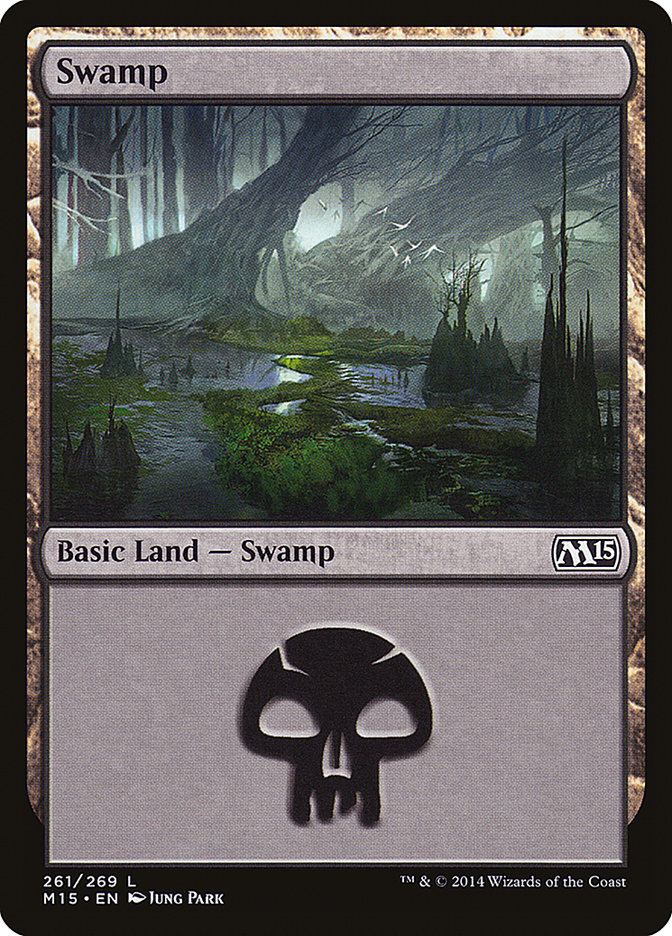 Swamp (261) [Magic 2015] Magic: The Gathering