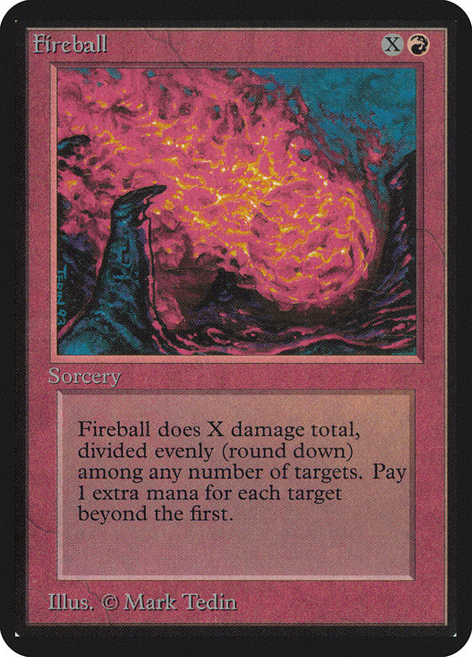 Fireball [Alpha Edition] Magic: The Gathering