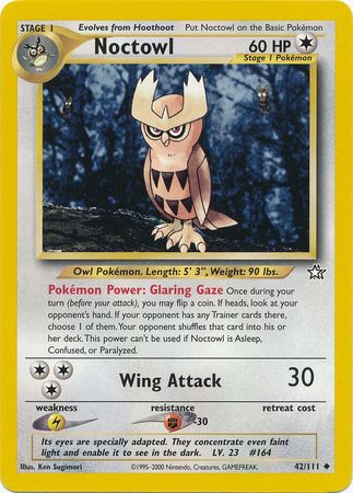 Noctowl (42/111) [Neo Genesis Unlimited] Pokémon