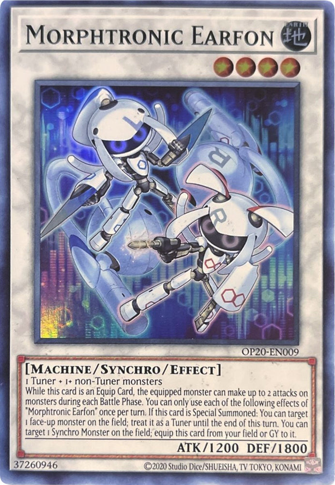 Morphtronic Earfon [OP20-EN009] Super Rare Yu-Gi-Oh!
