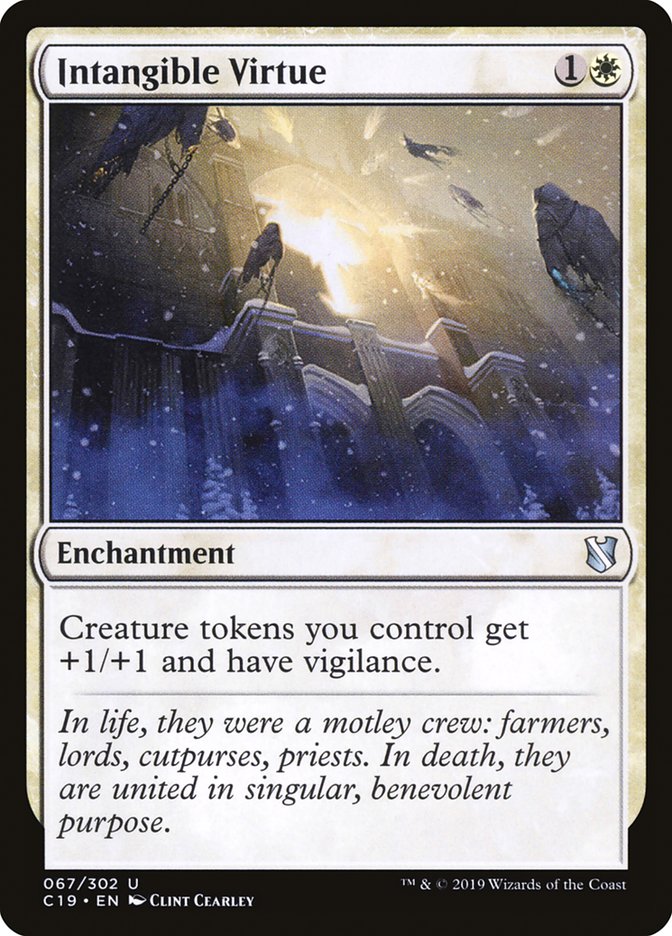Intangible Virtue [Commander 2019] Magic: The Gathering