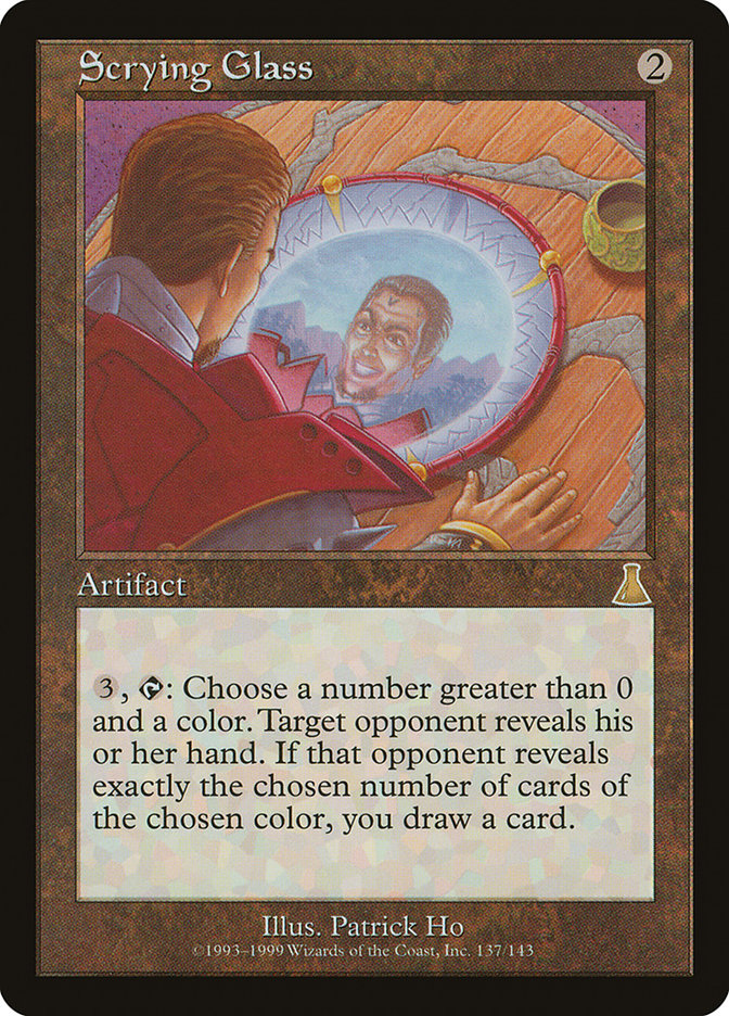 Scrying Glass [Urza's Destiny] Magic: The Gathering