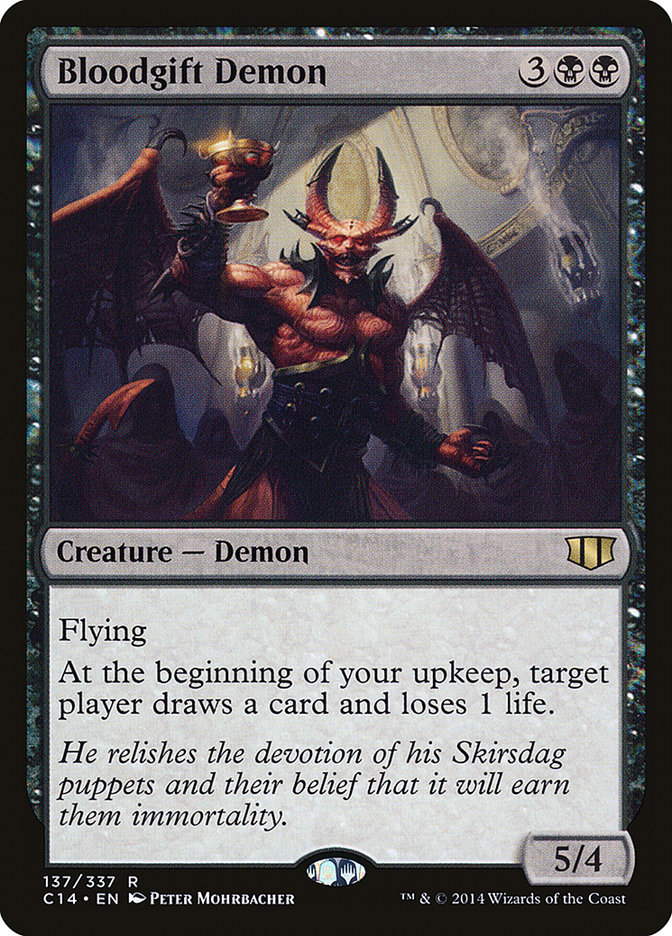 Bloodgift Demon [Commander 2014] Magic: The Gathering