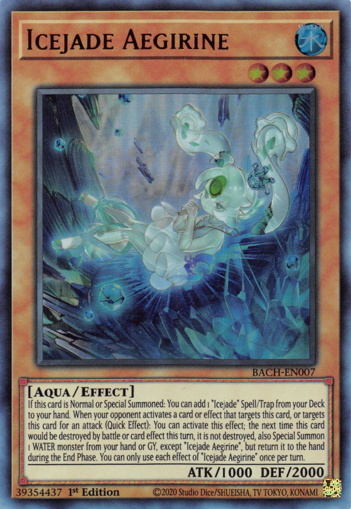 Icejade Aegirine [BACH-EN007] Ultra Rare Yu-Gi-Oh!