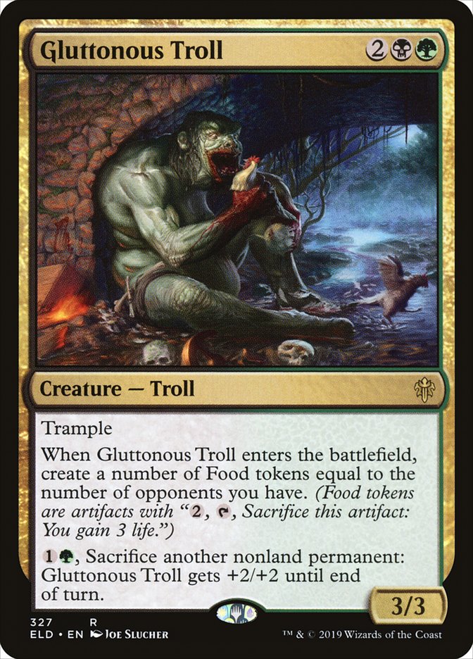 Gluttonous Troll [Throne of Eldraine] Magic: The Gathering