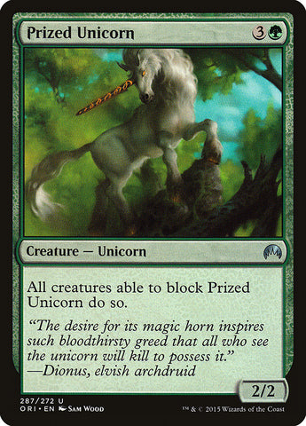 Prized Unicorn [Magic Origins] Magic: The Gathering
