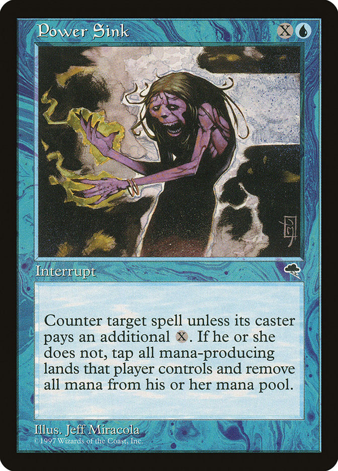 Power Sink [Tempest] Magic: The Gathering