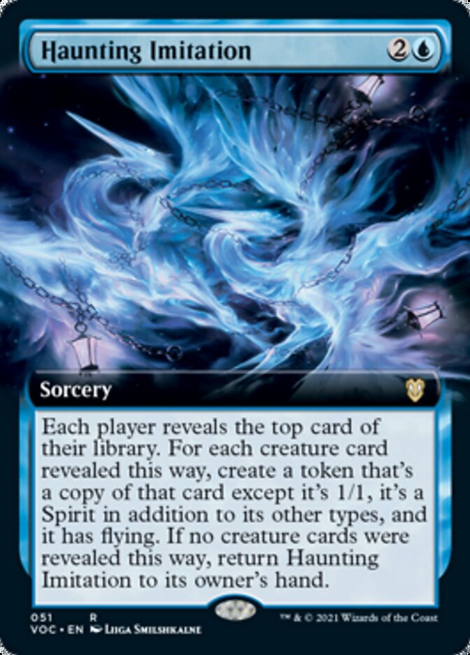 Haunting Imitation (Extended Art) [Innistrad: Crimson Vow Commander] Magic: The Gathering
