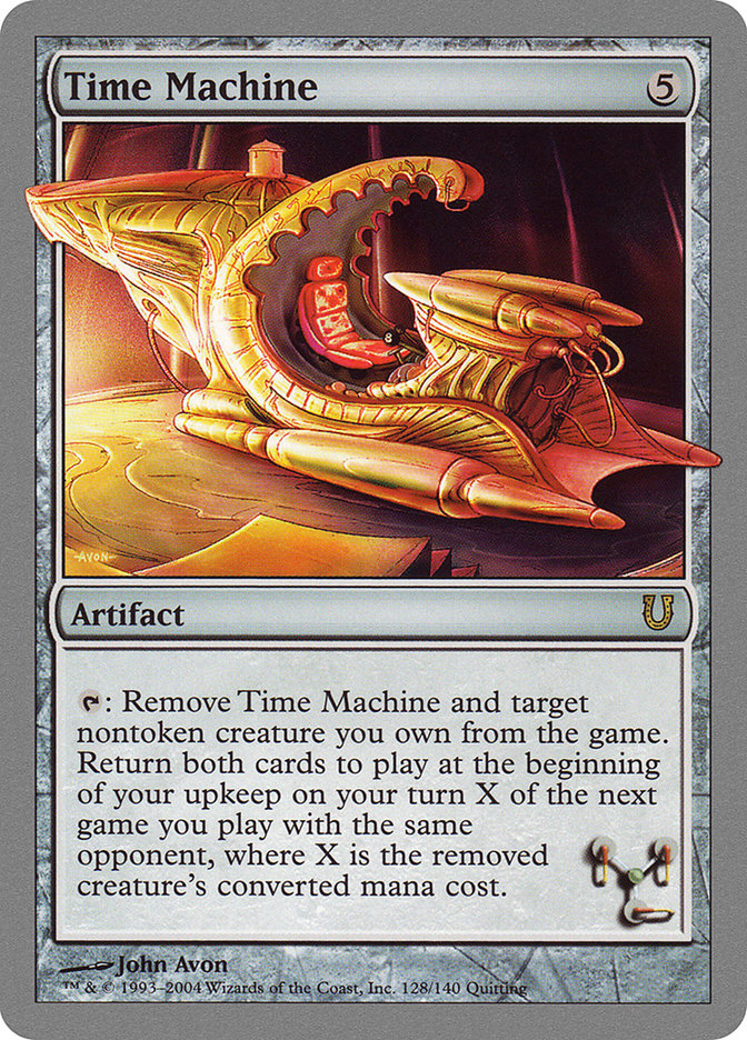 Time Machine [Unhinged] Magic: The Gathering