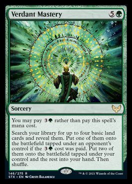 Verdant Mastery [Strixhaven: School of Mages] Magic: The Gathering
