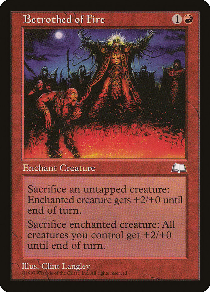 Betrothed of Fire [Weatherlight] Magic: The Gathering