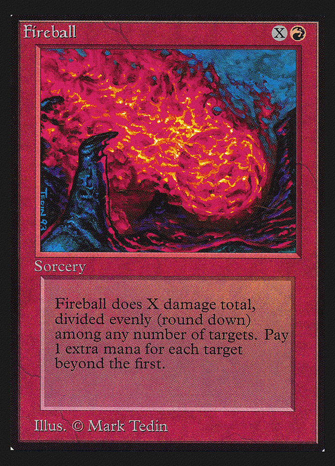 Fireball [International Collectors' Edition] Magic: The Gathering