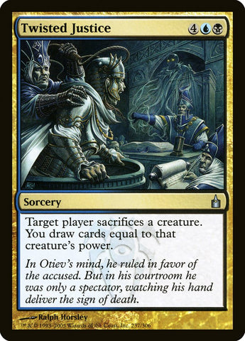 Twisted Justice [Ravnica: City of Guilds] Magic: The Gathering