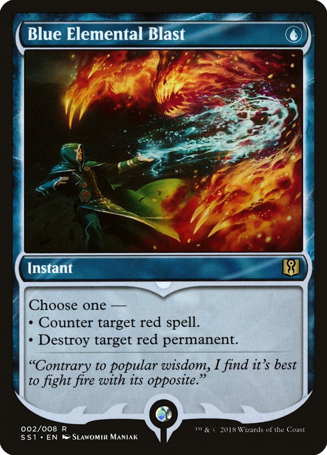 Blue Elemental Blast [Signature Spellbook: Jace] Magic: The Gathering