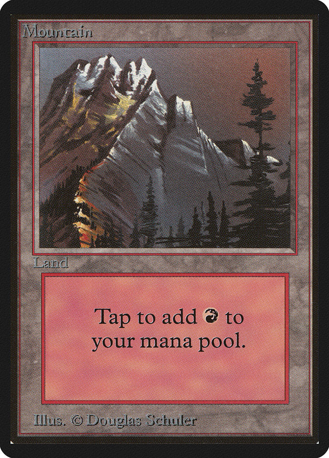 Mountain (297) [Beta Edition] Magic: The Gathering