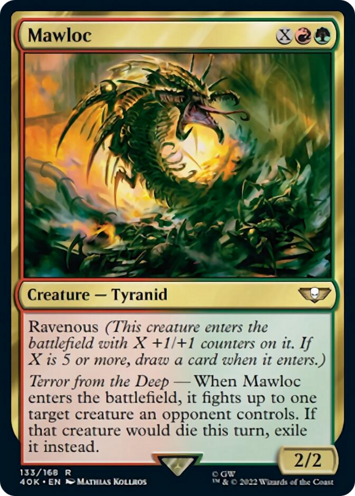 Mawloc (Surge Foil) [Warhammer 40,000] Magic: The Gathering