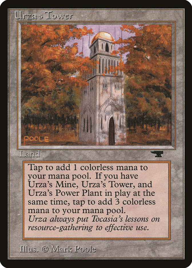 Urza's Tower (Autumn Leaves) [Antiquities] Magic: The Gathering