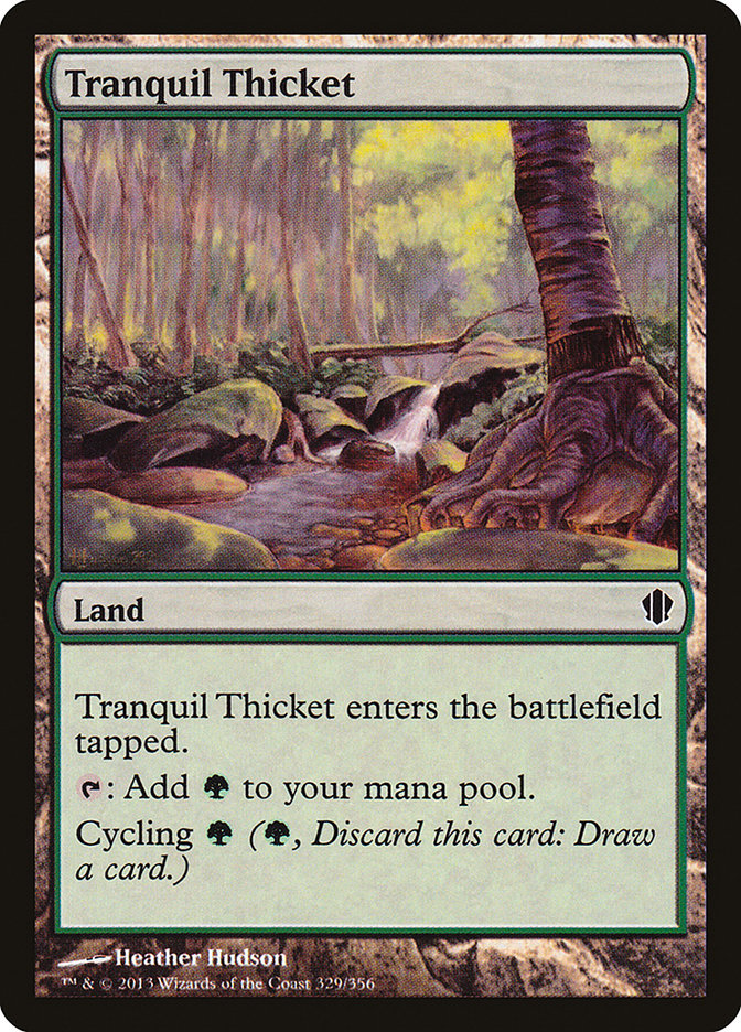 Tranquil Thicket [Commander 2013] Magic: The Gathering