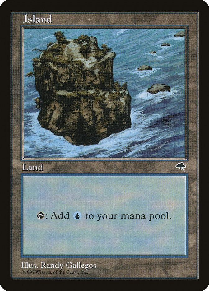 Island (335) [Tempest] Magic: The Gathering