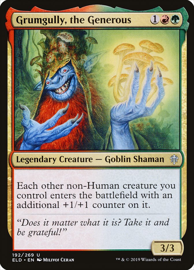 Grumgully, the Generous [Throne of Eldraine] Magic: The Gathering