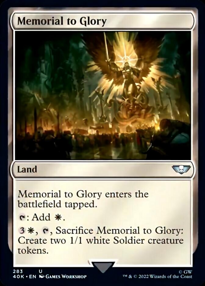 Memorial to Glory [Warhammer 40,000] Magic: The Gathering