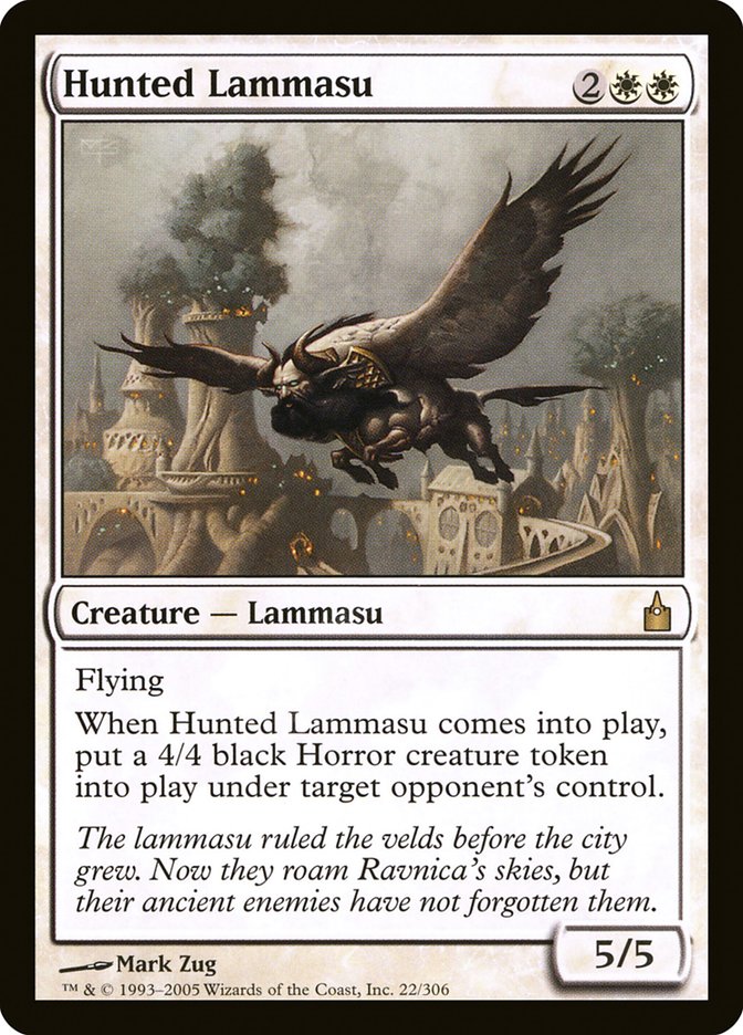 Hunted Lammasu [Ravnica: City of Guilds] Magic: The Gathering