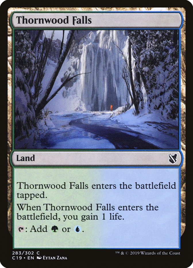 Thornwood Falls [Commander 2019] Magic: The Gathering