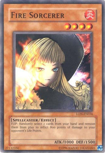 Fire Sorcerer [LON-EN036] Common Yu-Gi-Oh!