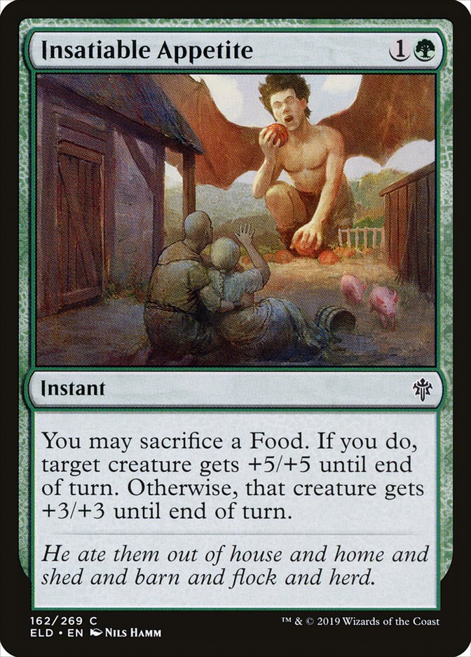 Insatiable Appetite [Throne of Eldraine] Magic: The Gathering